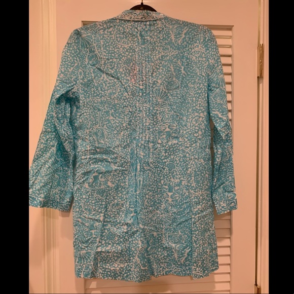 HP🎉 NWT Lilly Pulitzer Sarasota Tunic (“Shorely Blue”) - Picture 12 of 12